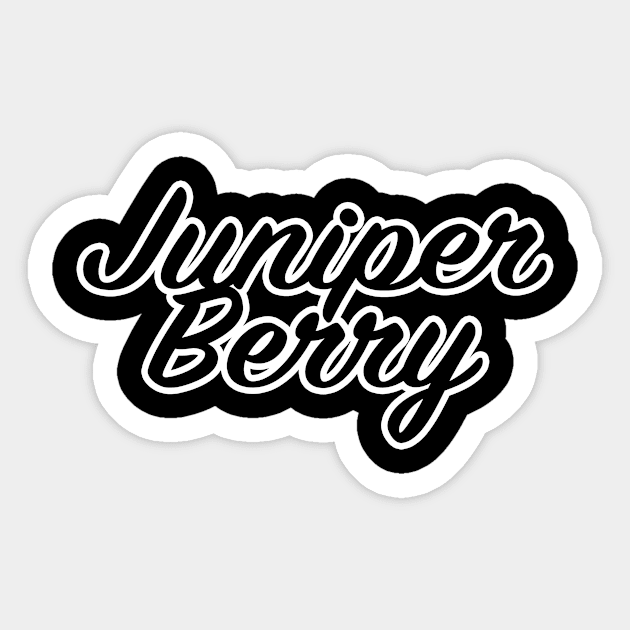 Juniper Berry Sticker by lenn